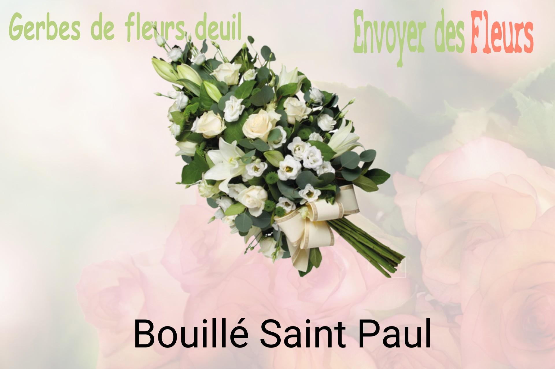 Gerbe de fleurs de deuil livrée à Bouillé-Saint-Paul